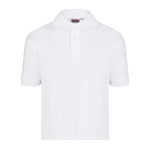The Davide Luke 100% Cotton Junior Polo Shirt DL402 in White.