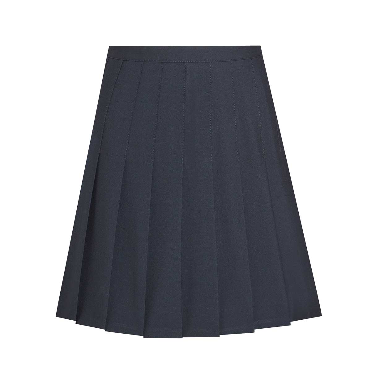 Senior Girls Stitched Down Knife Pleat Skirt Navy