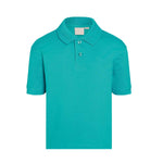 Jade Polo Shirt for school children with a 2 button collar