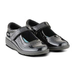 Vega Black Patent Leather School Shoes