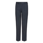 The Regular Fit Elastic Back Senior Boy’s Trousers DL943 in Navy.