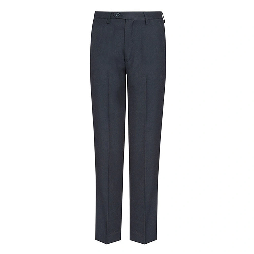 The Regular Fit Elastic Back Senior Boy’s Trousers DL943 in Navy.