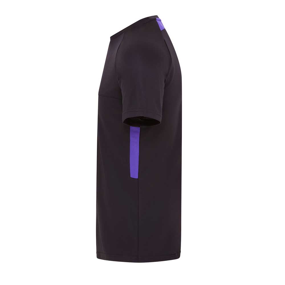 side view of iGen Sports Tech Tee Black/Purple
