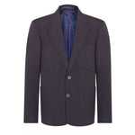 The David Luke Schoolwear Boys PV Hopsack Blazer in Navy.