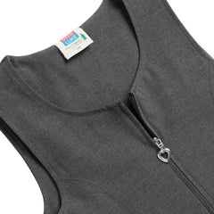 Girls Grey Pinafore