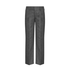 Boys Plain Fronted Slim Fit Trouser