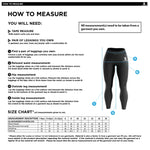 Surridge Full Length Legging size chart