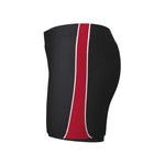 side view of iGen Female Skorts Shorts Black/Red