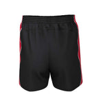 back view of iGen Unisex Sports Shorts Black/Red