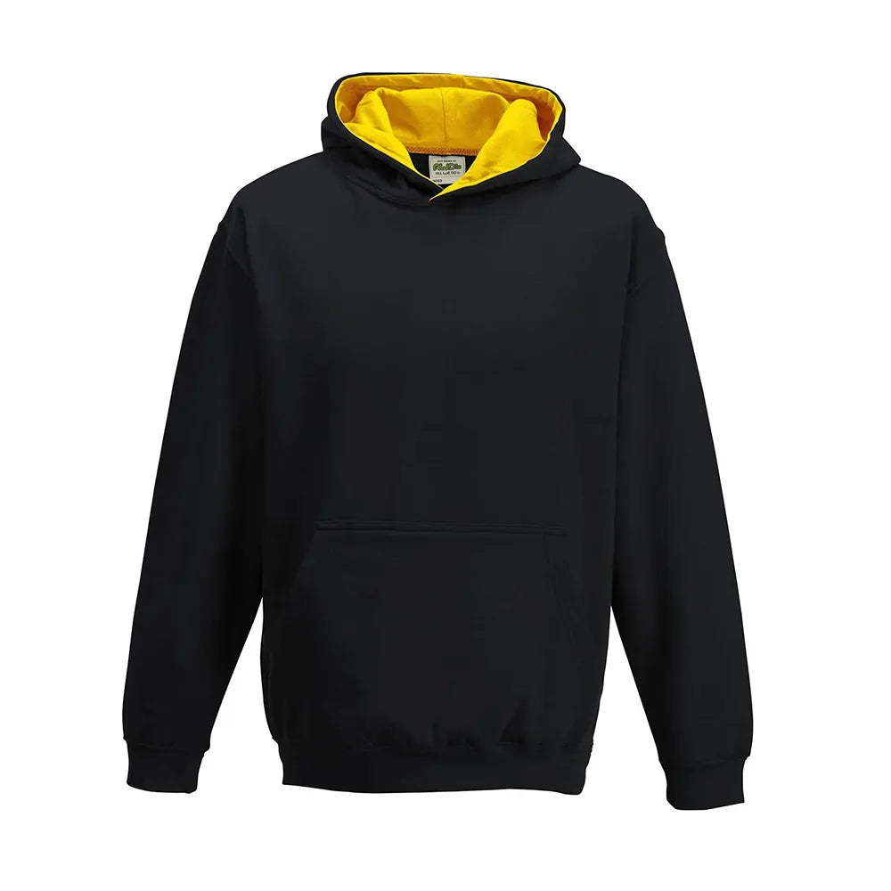 School Kids Varsity Hoodie Jet Black / Gold