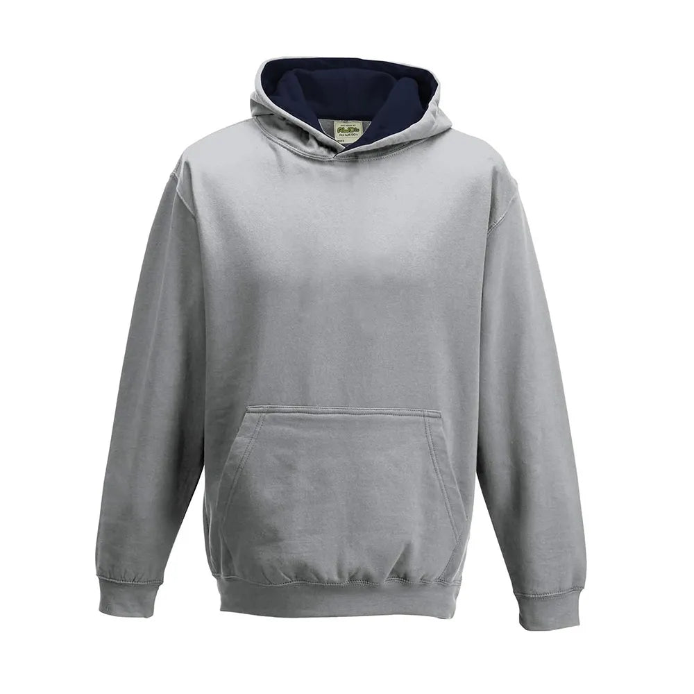 School Kids Varsity Hoodie Heather Grey / French Navy