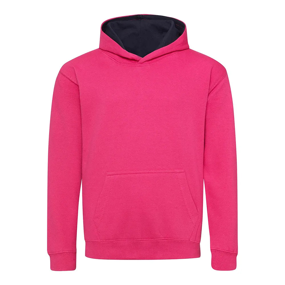 School Kids Varsity Hoodie Hot Pink / French Navy