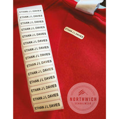 25 Custom Printed Name Labels