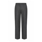 Rear view of the David Luke Schoolwear Pull Up Junior Boy’s Trouser 939 in Grey.