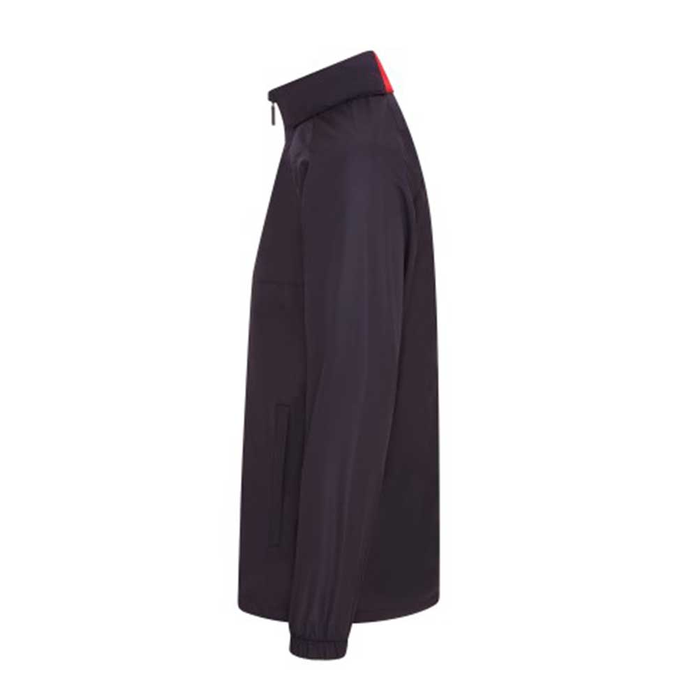 side view of iGen Showerproof Jacket Black/Red