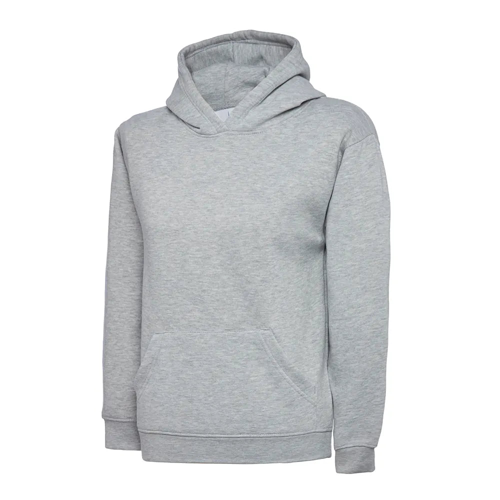 heather grey School Uniform Hooded Sweatshirt