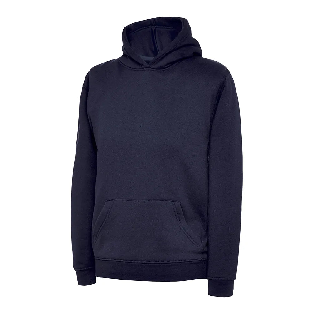 navy School Uniform Hooded Sweatshirt
