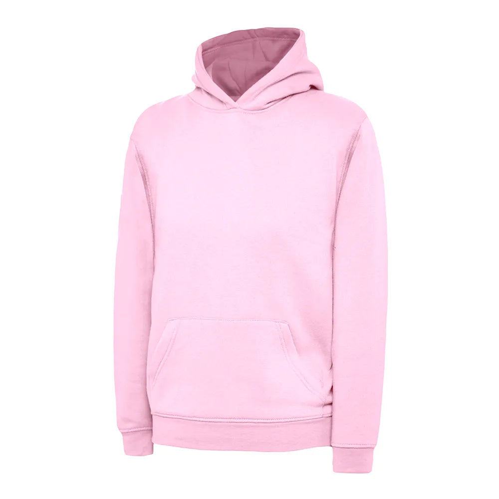 pink School Uniform Hooded Sweatshirt
