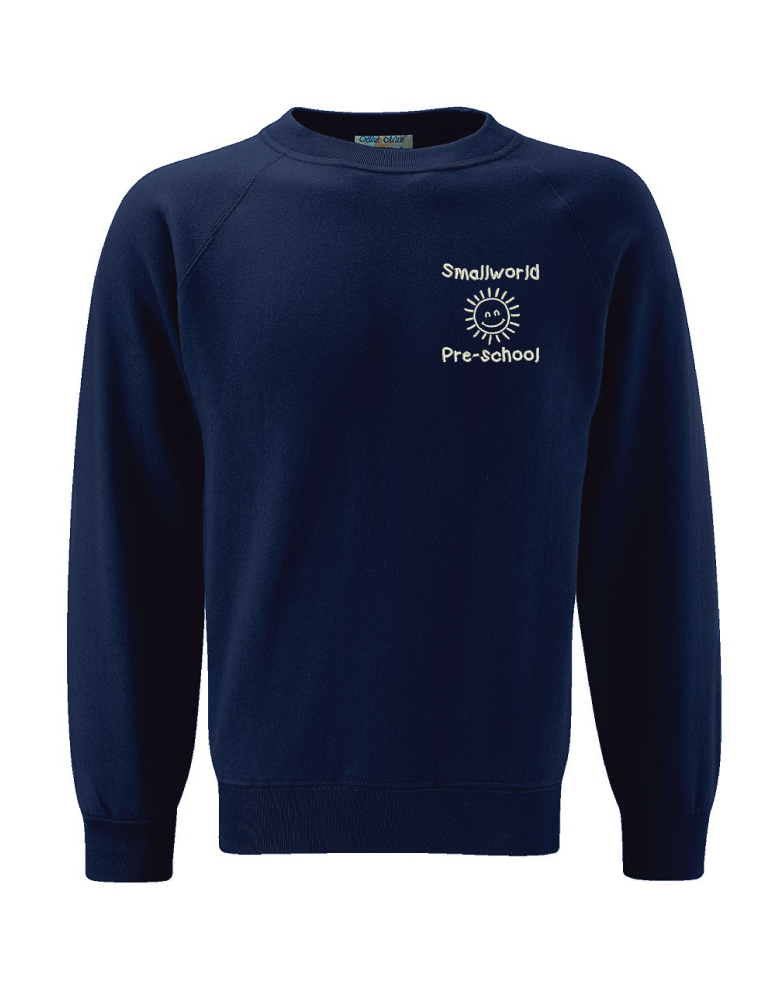 Smallworld Pre-school sweatshirt in navy blue